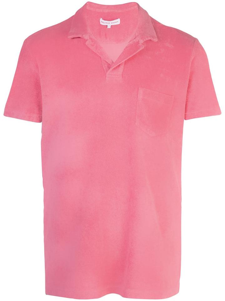 Orlebar Brown Terry Polo Shirt - Red