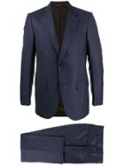 Ermenegildo Zegna Checked Wool Suit - Blue