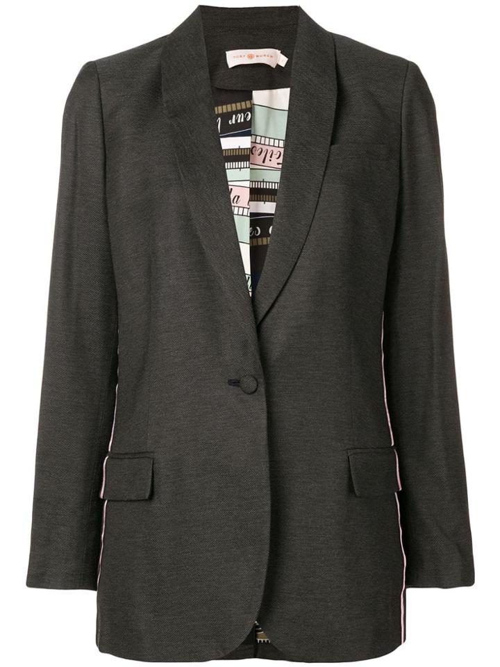 Tory Burch Single-breasted Blazer - Grey