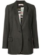 Tory Burch Single-breasted Blazer - Grey