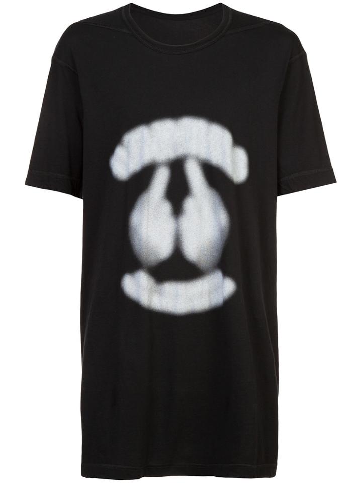 11 By Boris Bidjan Saberi Faded Print T-shirt - Black