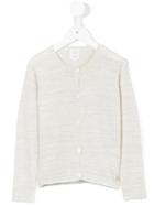 Carrèment Beau - Round Neck Cardigan - Kids - Cotton/polyester/metallic Fibre - 10 Yrs, Nude/neutrals