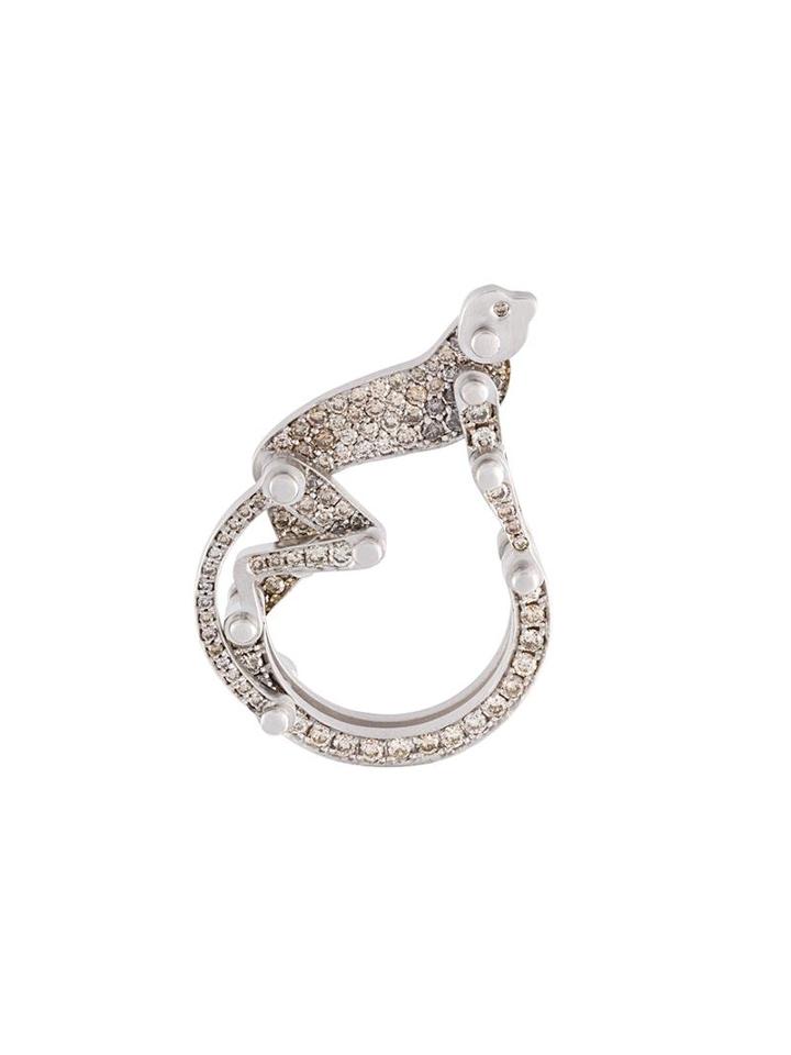 Marc Alary Adjustable 'articulated Monkey' Diamond Ring