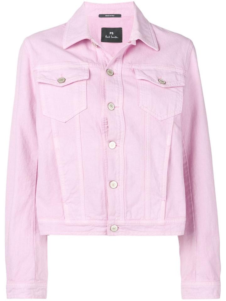 Ps Paul Smith Regular Denim Jacket - Pink