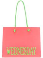 Alberta Ferretti Large Wednesday Tote - Pink & Purple