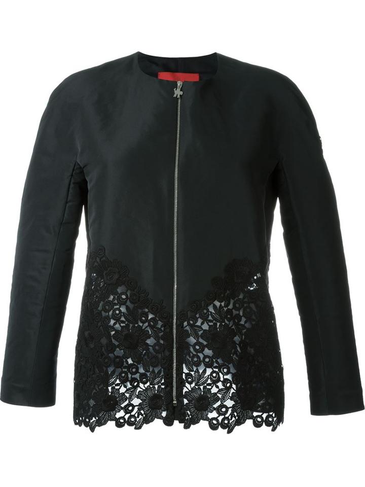 Moncler Gamme Rouge Liseron Jacket, Women's, Size: 4, Black, Polyester/silk