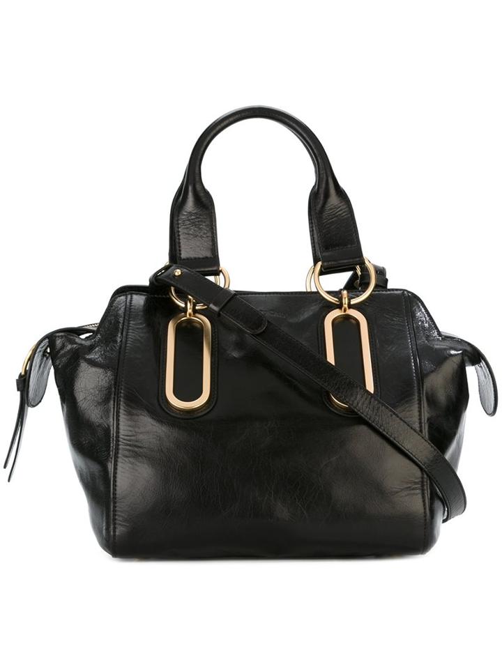 See By Chloé - Paige Tote - Women - Cotton/leather - One Size, Black, Cotton/leather