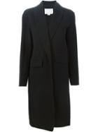 Alexander Wang Shawl Lapel Coat, Women's, Size: Xs, Black, Spandex/elastane/virgin Wool