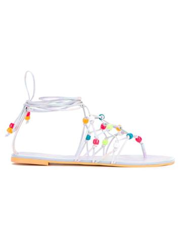 Sophia Webster 'laetitia' Beaded Lace-up Sandals