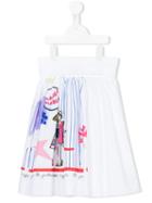 Simonetta - Printed Skirt - Kids - Cotton - 12 Yrs, White