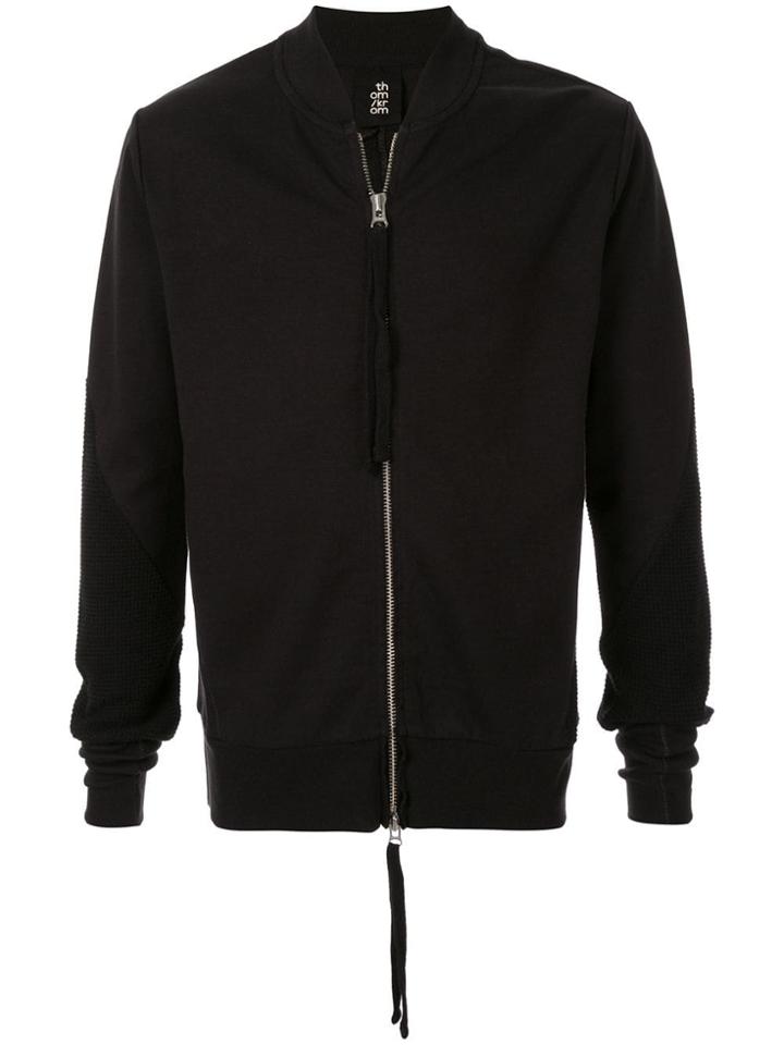 Thom Krom Front Zip Sweater - Black