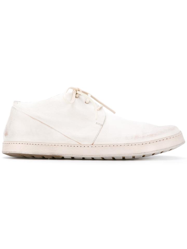 Marsèll Worn Out Effect Derbies - White