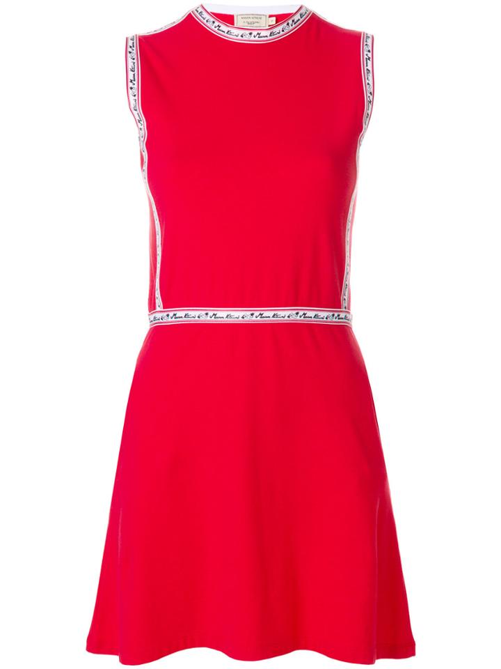 Maison Kitsuné A-line Dress - Red