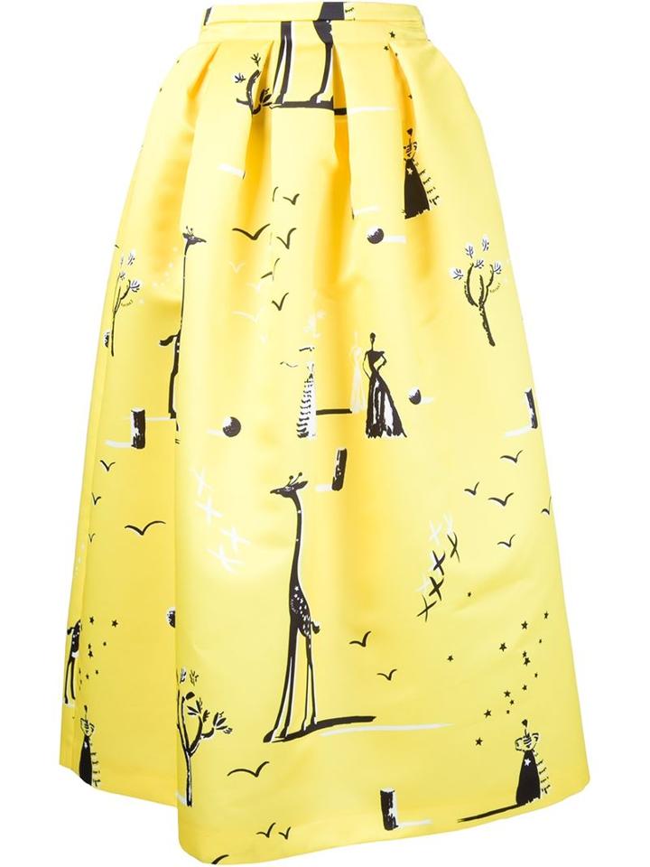 Rochas Pleated Skirt