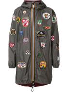 Dsquared2 Dsquared2 X K-way Patch Military Duffle Coat - Green