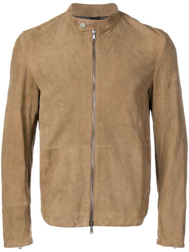 Orciani Zipped-up Jacket - Brown