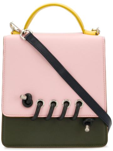 Scotria Shoelace Detail Shoulder Bag - Pink