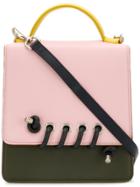 Scotria Shoelace Detail Shoulder Bag - Pink