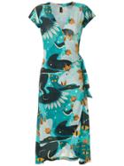 Lygia & Nanny Vestido Falcão Jersey Estampado - Blue