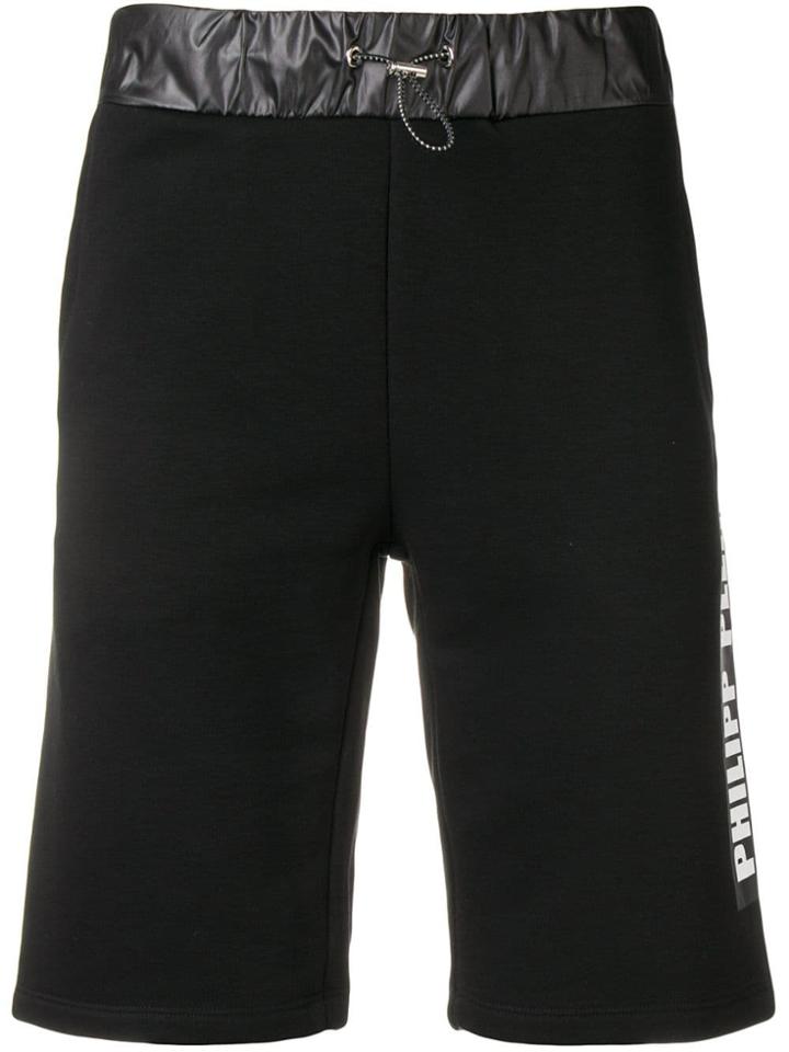 Philipp Plein Logo Track Shorts - Black
