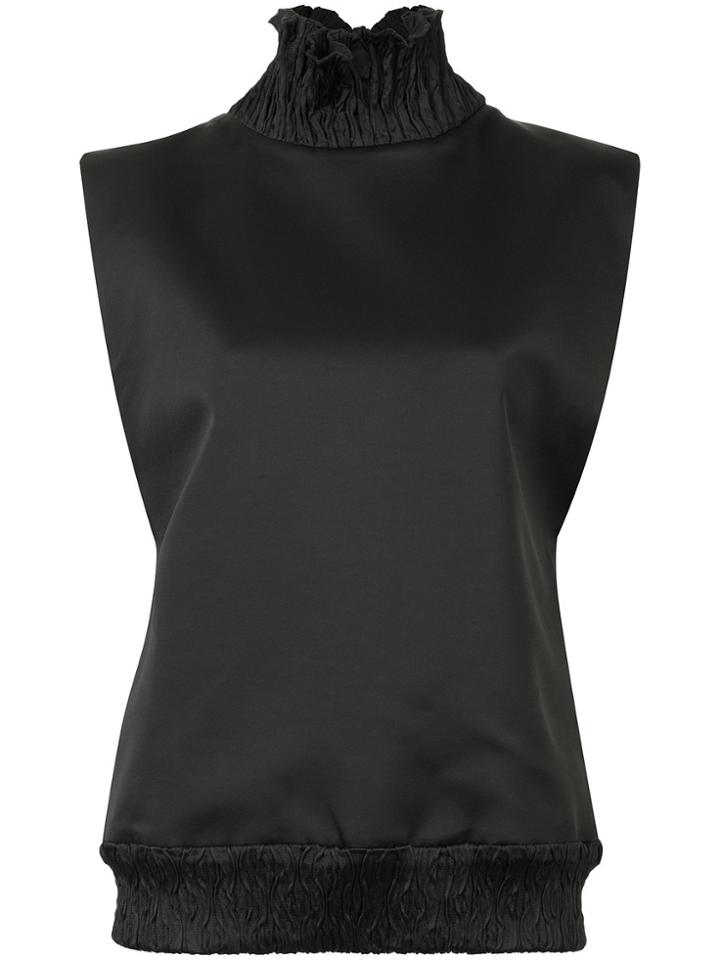 Maticevski Turtleneck Sleeveless Blouse - Black