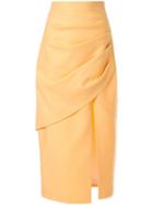 Aleksandre Akhalkatsishvili Butter Yellow Skirt - Orange