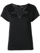Love Moschino Star Studded T-shirt - Black
