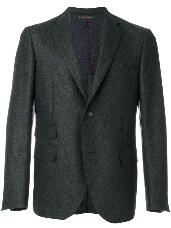 The Gigi Two Button Blazer - Grey