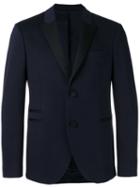 Neil Barrett Suit Jacket, Men's, Size: 48, Blue, Polyester/spandex/elastane/viscose