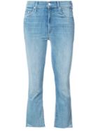 Mother - Cropped Jeans - Women - Cotton/polyester/spandex/elastane - 29, Blue, Cotton/polyester/spandex/elastane