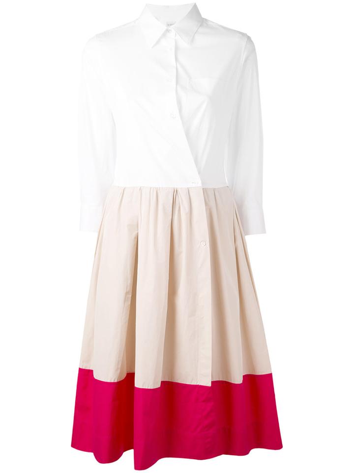 Sara Roka - Elena Dress - Women - Cotton/polyamide/polyester/spandex/elastane - 44, White, Cotton/polyamide/polyester/spandex/elastane