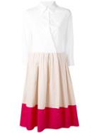 Sara Roka - Elena Dress - Women - Cotton/polyamide/polyester/spandex/elastane - 44, White, Cotton/polyamide/polyester/spandex/elastane