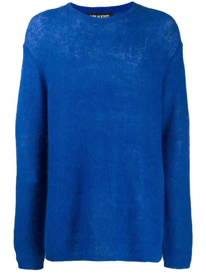 Neil Barrett Crew Neck Jumper - Blue