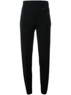 Versace Tapered Front Zip Trousers