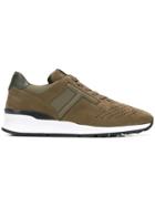 Tod's Perforated Lace-up Sneakers - Green