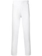 Z Zegna Elasticated Waist Trousers - White