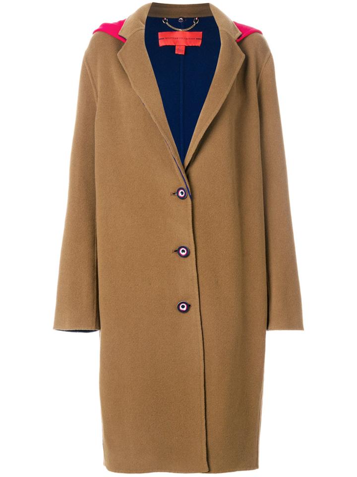 Hilfiger Collection Double Face Wool Coat - Brown