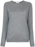 Jean Paul Knott Round Neck Top - Grey