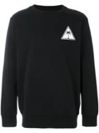 Palm Angels Logo Print Sweatshirt - Black