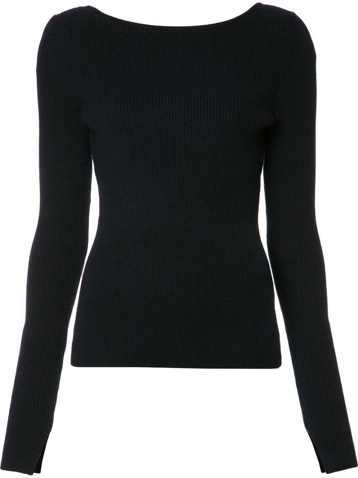 Elizabeth And James Faye Sweater, Women's, Size: Medium, Blue, Wool