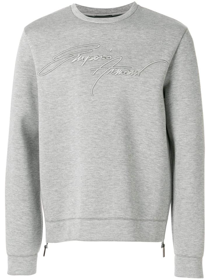 Emporio Armani Signature Logo Sweatshirt - Grey