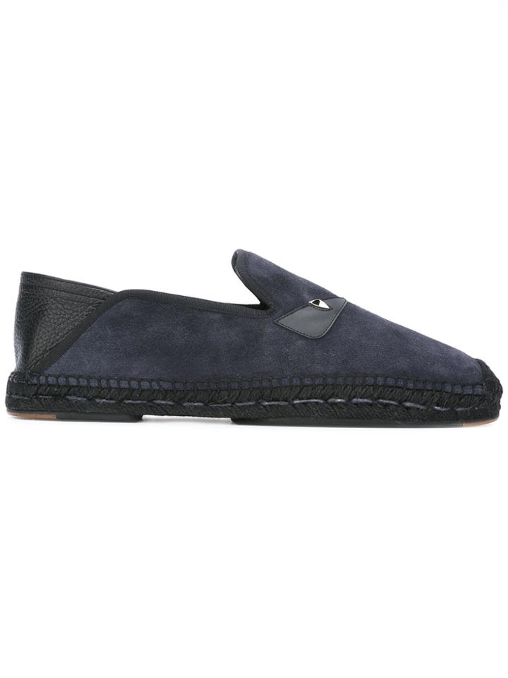 Fendi Bag Bugs Espadrilles - Black