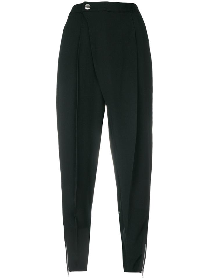 Versus Asymmetric Trousers - Black
