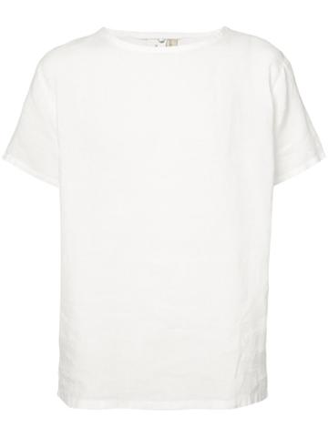 Loose-fit T-shirt - Unisex - Linen/flax - 3, White, Linen/flax, Horisaki Design & Handel