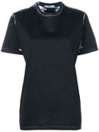 Prada Paint-effect T-shirt - Black