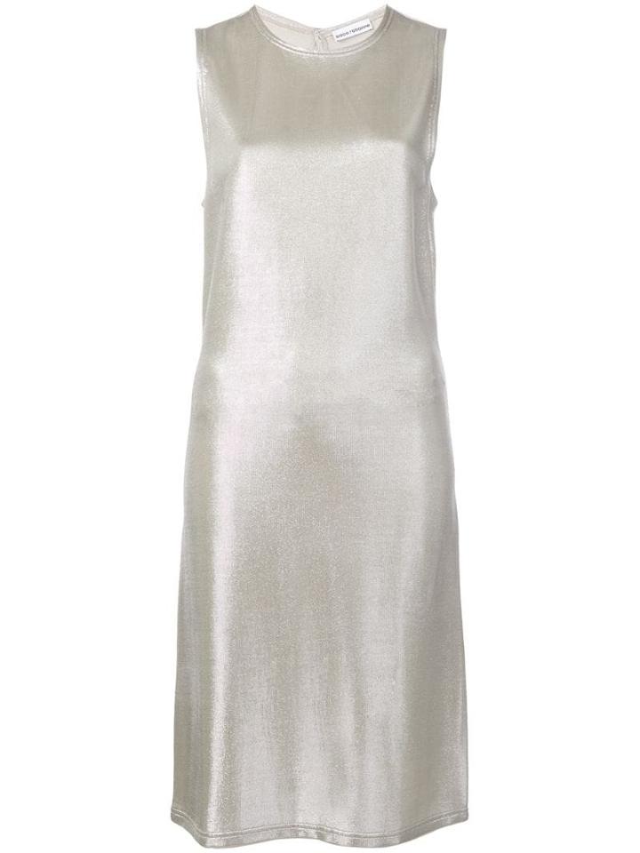 Paco Rabanne Sleeveless Knee Length Dress - Silver