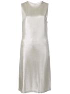 Paco Rabanne Sleeveless Knee Length Dress - Silver