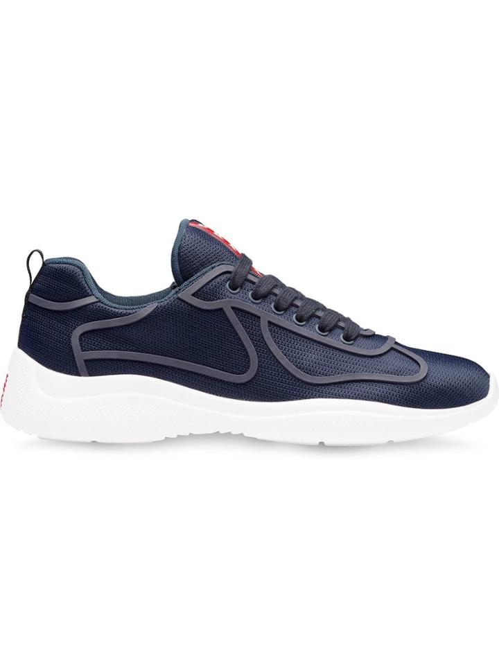 Prada Bike Fabric Sneakers - Blue