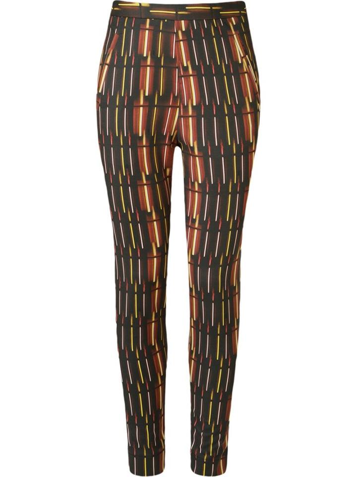 Andrea Marques High Waisted Skinny Trousers, Women's, Size: 36, Black, Cotton/spandex/elastane/acetate