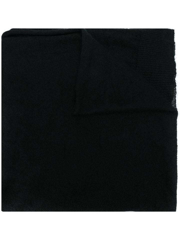 Isabel Benenato Long Scarf - Black